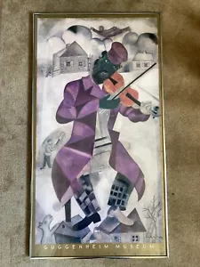 Marc Chagall Guggenheim Museum Serigraph Lithograph MID CENTURY Art Eames ERA - Picture 1 of 11