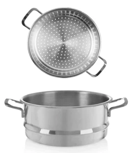 Dünsteinsatz Dämpfeinsatz  für Topf  Dampfgarer  Einsatz aus Edelstahl 26 cm - Bild 1 von 6