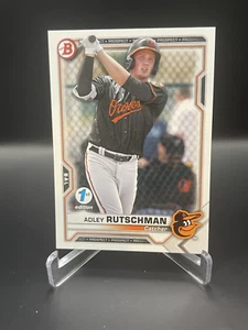 2021 Bowman 1. Auflage #BFE-121 Adley Rutschman - Baltimore Orioles - Bild 1 von 2
