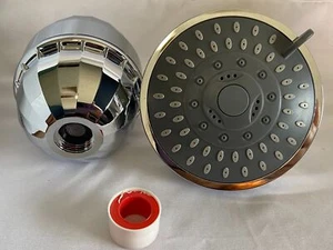 High Pressure Shower Head & 15 Stage Shower Filter Combo 5 Spray Settings New - Picture 1 of 10