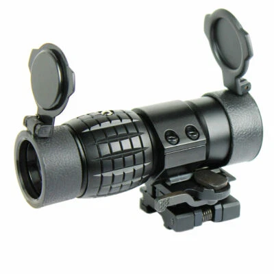 NEW 3x Magnifier Scope w/FTS Flip to Side Mount fit Holographic Reflex Sights - Image 1 of 4