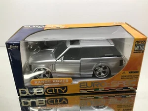 JADA TOYS 90077 EURO SPEC RANGE ROVER DUB CITY -SILVER MET. 1:24- GOOD IN BOX - Picture 1 of 6