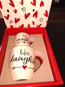 Like Mother Like Daughter Mug Set NEW IN BOX Motherd day gift. - Picture 1 of 2