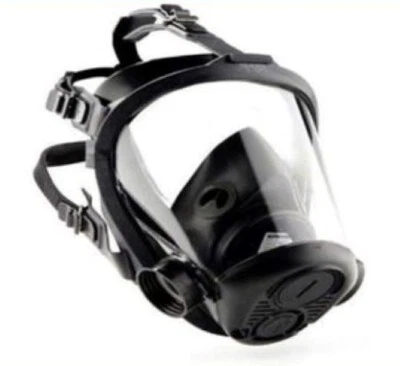 Máscara facial completa Sperian Survivair Opti-Fit negra grande de goma butílica - 779000 Foto 1 de 4