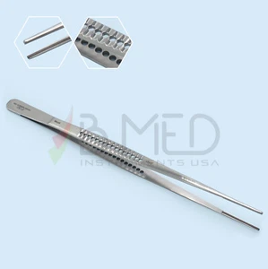 Debakey Vascular Tissue Forceps 10" 2mm Atraumatic Jaws Cardiovascular - Picture 1 of 4