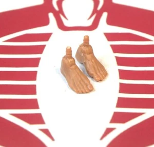 Vitruvian HACKS Male Blank Feet Pair Champagne Tan 1:18 Body Part Boss Fight  - Picture 1 of 1