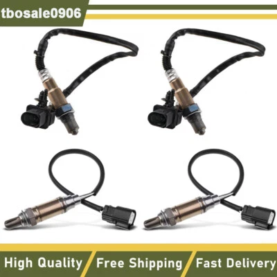 Sensor de oxígeno aguas arriba + aguas abajo 4 piezas para Ford F-450 F-550 Super Duty 2014-2016 Foto 1 de 4