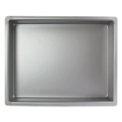 Längliche Aluminium-Backform 304 x 381 x 51 mm 30 x 38 x 5 cm Silber - Bild 1 von 3