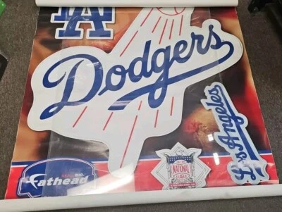 Los Angeles Dodgers Fathead Sticker Decal Vinyl Wall Logo 40" x 42" NEW - Image 1 of 3
