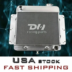 3 Row Radiator for 62-67 65 Chevy Nova II Inline 2.5L l4 3.2L 3.8L 4.1L l6 CC255 - Picture 1 of 12