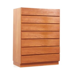 Arne Wahl Iversen for Vinde Mobelfabrik Mid Century Danish Teak Highboy Dresser - Picture 1 of 9