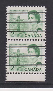 Canada #455XX Precancel pair.MNH - Picture 1 of 1