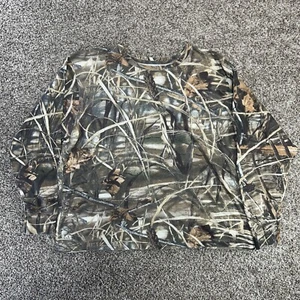 Game Winner Camo T Shirt Mens Extra Large Long Sleeve Real Tree Break Up - Picture 1 of 8