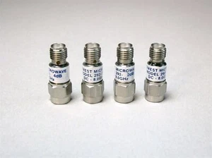 Menge (4) Midwest SMA Dämpfungsglieder sortiert Set 292 - 2 , 3 , 4 , 5 dB, DC - 8GHz - Bild 1 von 3
