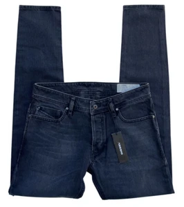 Pantalones de mezclilla ajustados Diesel Troxer RS028 para hombre negros talla 30x32 algodón EE. UU. - Imagen 1 de 8