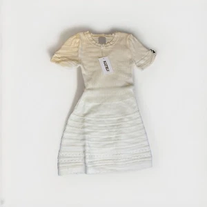 katie j nyc Pulloverkleid Abigail weiß Größe Small - Bild 1 von 4
