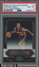 2009-10 Playoff Contenders R.O.Y. #10 Stephen Curry Warriors RC PSA 8 NM-MT