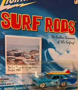 63 Pontiac Tempest Papukea Pipeliners -Johnny Lightning-1:64- Canne da Surf 5 IMBALLO ORIGINALE - Foto 1 di 4