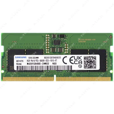 Samsung 8GB DDR5 5600 PC5-44800 1Rx16 SODIMM Laptop Memory RAM M425R1GB4BB0-CWM - Image 1 of 2