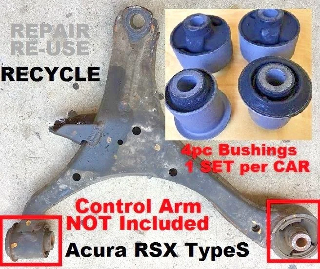 4pc Bushings fits Front Lower Control Arms 2002 2003 04 05 2006 Acura RSX Type-S - Image 1 of 1