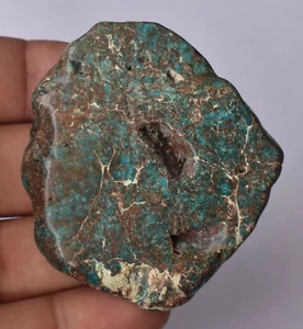 Natürlicher blauer Türkis grob 132,50 ct. stabilisiert Mine Kingman loser Edelstein - Bild 1 von 5