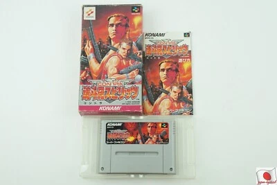 Contra Spirits SNES KONAMI Nintendo Super Famicom Box From Japan - Image 1 of 2