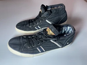 Wrangler High Top Canvas Sneaker UK Größe 8 Herren Blau EU 42 WM171037 Turnschuhe - Bild 1 von 13