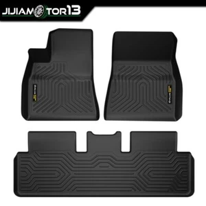 Alfombrillas antideslizantes para Tesla Model 3 2017-23 revestimiento para todo tipo de clima alfombras de TPE - Imagen 1 de 12