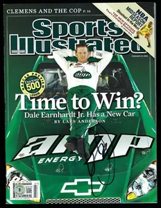 Dale Earnhardt Jr. firmado Sports Illustrated Beckett BAS revista completa sin etiqueta - Imagen 1 de 2