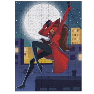 Carmen Sandiego Wooden Jigsaw Puzzle 200 Pieces Family Leisure Birthday Gift - Picture 1 of 7