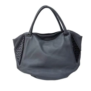 BOTTEGA VENETA Vintage Grey Leather Two Way Bag - Picture 1 of 17