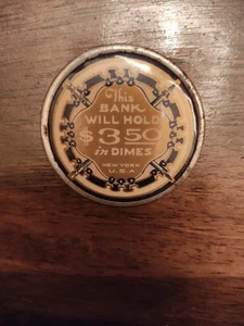 Vintage Advertising Celluloid Eagle Pencil Company Dime Savings Thrift Bank - Picture 1 of 2