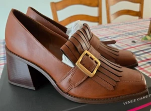 Vince Camuto Sedna elegante Loafer Pumps Absätze warm karamell 9/M neu - Bild 1 von 7