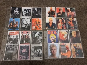 Billy Idol complete set of 24 stickers fantastic condition - Picture 1 of 3