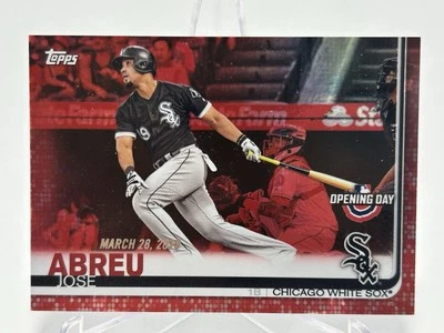 JOSE ABREAU | 2019 Topps Opening Day #37 | RED FOIL Parallel | NM White Sox - Image 1 of 4