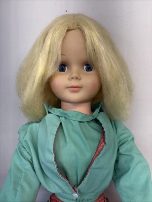 Uneeda Doll Vintage 30” Hard Plastic Doll with Blond Hair - Image 1 of 4