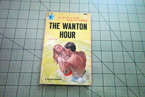 THE WANTON HOUR BY LEWIS CLAY  1955  PYRAMID BOOKS PULP ERA SLEAZE GGA PB - Picture 1 of 3