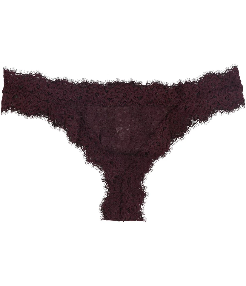 Женские кружевные трусики-стринги American Eagle, фиолетовые, X-Small - Изображение 1 из 2