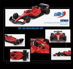 Coche modelo diecast BBR 1:64 SF23 2023 Bahrein GP - Imagen 1 de 6