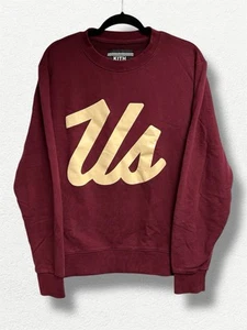 KITH NYC Us Burgundy Graphic Long Sleeve Pullover Sweatshirt Men’s XL Streetwear - Picture 1 of 4