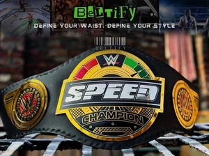 New 2024 Speed Wrestling Championship Replica Title Belt Adult Size - Picture 1 of 8