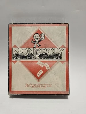 Monopoly War Time Vintage Game Set Late 1930s to Mid 1940s No Board - Image 1 of 4