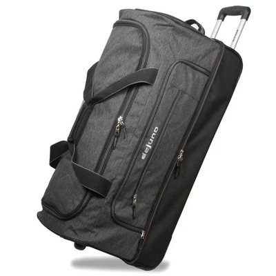 Bolso de Lona Rodante Dejuno 32 Pulgadas Ligero Denim Parte Inferior Caída - Negro Foto 1 de 4