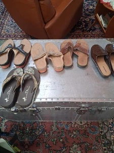 Summer Sandals Shoes, Lot Of 5, Size 11 - Picture 1 of 10