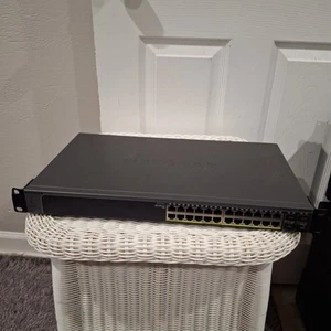 NETGEAR ProSafe GS728TP 24-Port Gigabit PoE Ethernet Switch w/ 4 SFP Ports - Picture 1 of 9