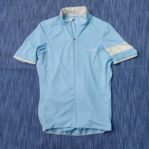 Rapha Core Lightweight Cycling Jersey Mens Size S Light Blue Zip Up Pocket - Picture 1 of 18