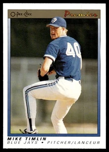 1991 O-Pee-Chee Premier Mike Timlin Rookie Toronto Blue Jays #122 - Picture 1 of 2