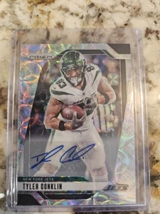 2024 Panini Prizm #225 Tyler Conklin Autograph Choice Prizm Auto 86/100 Jets - Picture 1 of 2