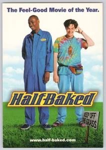 Movie Advertising "HALF - BAKED" Jim Breuer DAVE CHAPPELLE 1997  Postcard - Picture 1 of 3