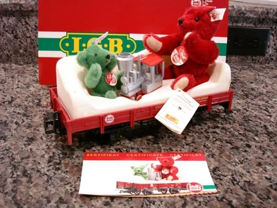 Lehmann LGB The Big Train G Scale 43100 Steiff Special Car Teddy Bear Flatbed - Image 1 of 4